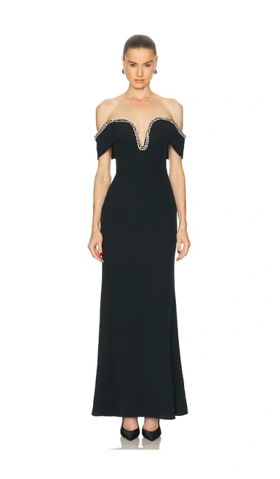Camila Coelho Valeria Gown In Black