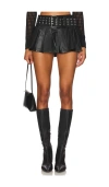 Camila Coelho Zuri Mini Skirt In 블랙