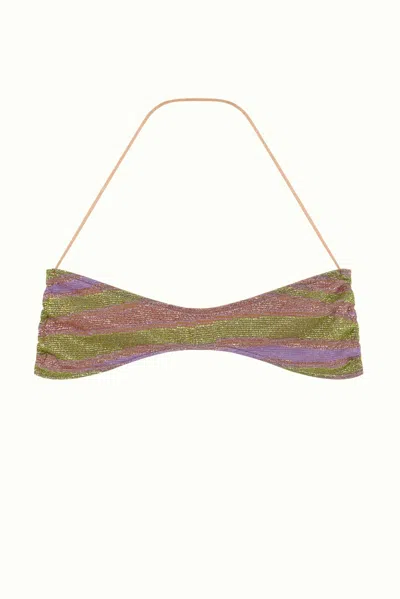 Camila Ctg Women's Capri Bardot Bikini Top In Multi