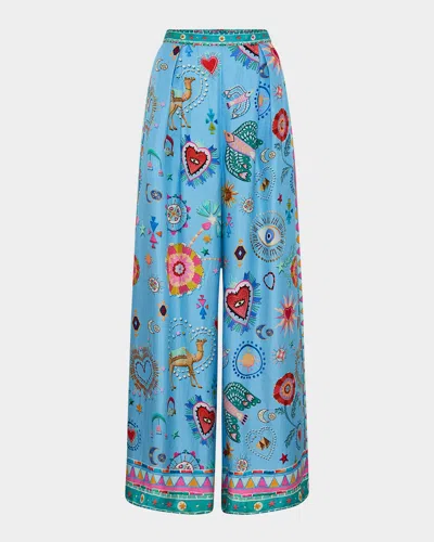 Camilla A Painted Village Tuck Front Trousers