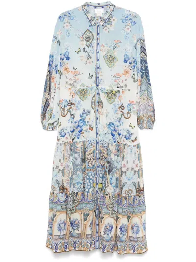 Camilla Tiered Long Shirt Dress Al Manial Palace Memoirs