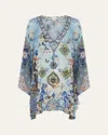 Camilla Raglan Sleeve Flared Kaftan Al Manial Palace Memoirs In Al Manial Palace Memoirs