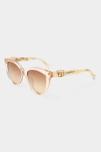Camilla All Aboard Sunglasses Linen / Ivory Marble In White