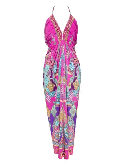 Camilla All-over Print Jersey Dress In Multi