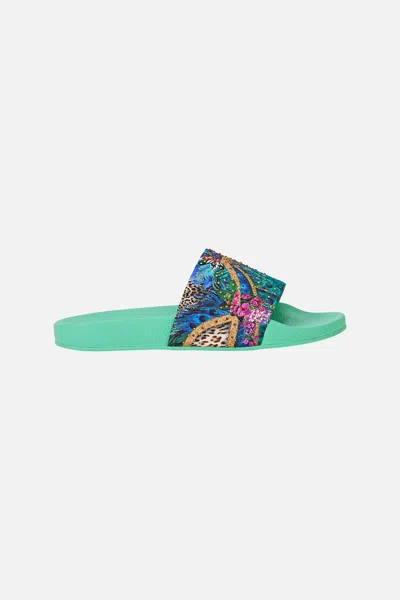 Camilla Amelia Pool Slides Animal Alchemy In Multi