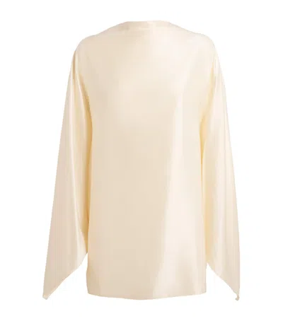 Camilla And Marc Aviana Long-sleeve Blouse In Neutral