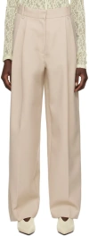 CAMILLA AND MARC BEIGE RHETT TROUSERS