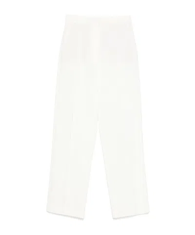 Camilla And Marc Belt-loop Casual Pants In White