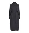 Camilla And Marc Belted Dia Trench Coat In Blue
