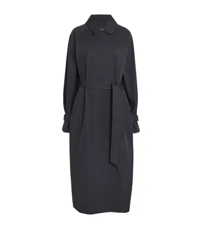 Camilla And Marc Belted Dia Trench Coat In Blue