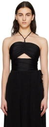 Camilla And Marc Black Cerise Bodysuit In Black