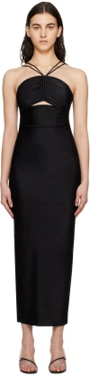Camilla And Marc Black Cerise Midi Dress In Black