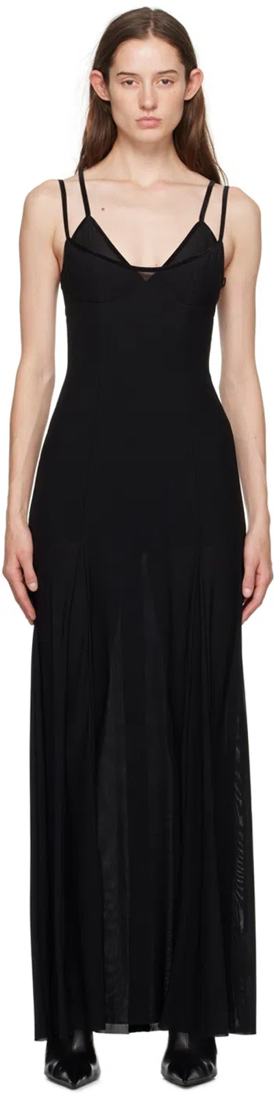 Camilla And Marc Black Leander Maxi Dress In Dblk Black
