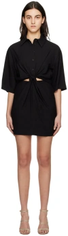 Camilla And Marc Black Prado Minidress In Black