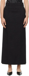 Camilla And Marc Black Rossa Maxi Skirt In Dblk Black