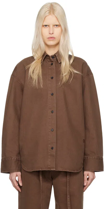 Camilla And Marc Brown Lottie Shirt In L80 Chocolate