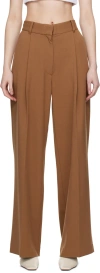 Camilla And Marc Brown Selby Trousers In Walnut