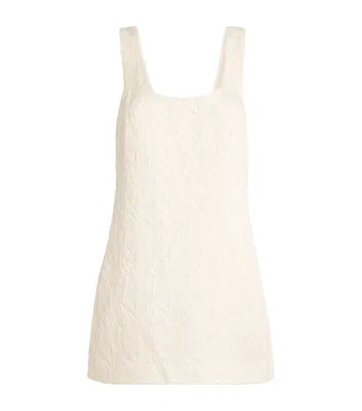 Camilla And Marc Cloqué Gracia Mini Dress In Gray