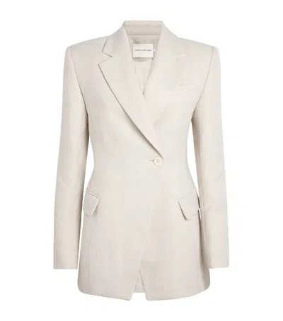Camilla And Marc Corbett Fitted Blazer In White