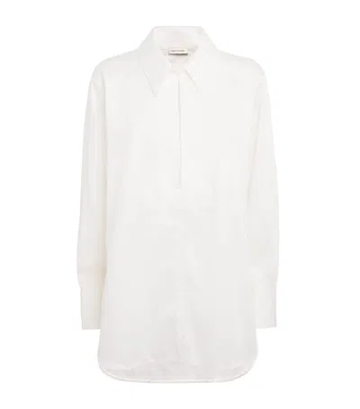 Camilla And Marc Cotton Oversized Lark Shirt In White