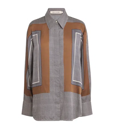 Camilla And Marc Cotton-silk Oculus Shirt In Multi