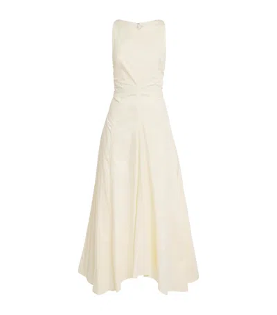 Camilla And Marc Cotton Sleeveless Midi Dress In White