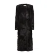 Camilla And Marc Cowhide Hackney Car Coat In Black