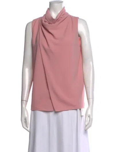 Pre-owned Camilla And Marc Cowl Neck Sleeveless Top In Pink