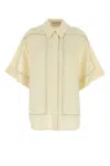 Camilla And Marc Cream Linen Blend Fortuna Shirt