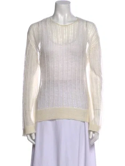 Pre-owned Camilla And Marc Crew Neck Sweater In Neutral