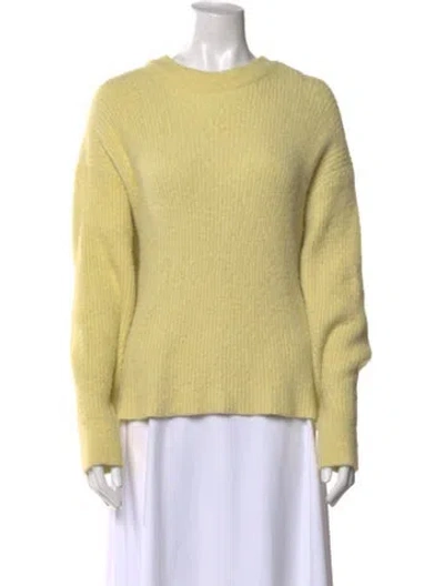 Pre-owned Camilla And Marc Crew Neck Sweater In Yellow