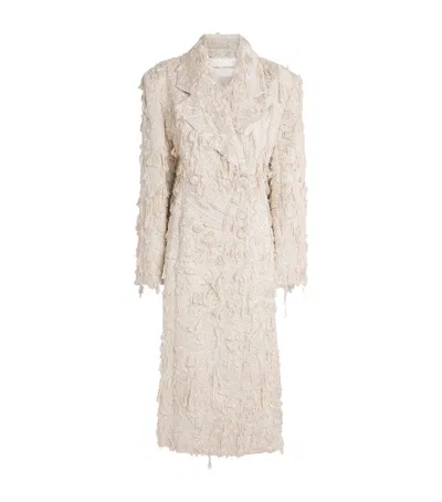 Camilla And Marc Double-breasted Tundra Coat In Neutral