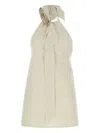 Camilla And Marc Sand Stretch Polyester Blend Floris Top