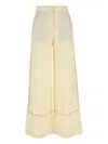 Camilla And Marc Cream Linen Blend Fortuna Wide-leg Pant
