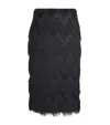 Camilla And Marc Fringed Phoenix Midi Skirt In Black