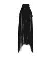 Camilla And Marc Fringed Zuri Halter Top In Black