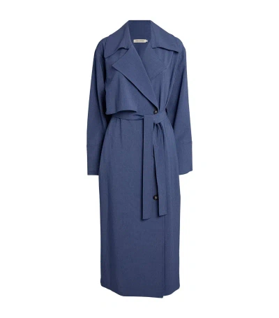 Camilla And Marc Haze Trench Coat In Blue