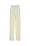 Camilla And Marc Ivory Polyester Portico Wide-leg Pant