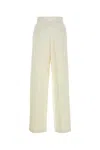 Camilla And Marc Ivory Polyester Portico Wide-leg Pant In Neutral