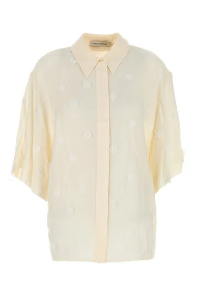 CAMILLA AND MARC IVORY VISCOSE OTTILIE SHIRT