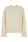 Camilla And Marc Ivory Wool Blend Ash Oversize Sweater