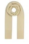 Camilla And Marc Ivory Wool Blend Ash Scarf In Brightcream