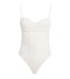 Camilla And Marc Lace Aperture Bodysuit In White
