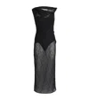 Camilla And Marc Lace Aperture Midi Dress In Black