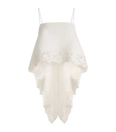 Camilla And Marc Lace-trim Chara Cami Top In White
