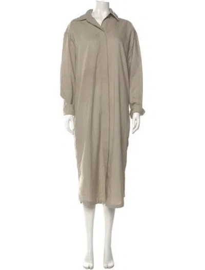 Pre-owned Camilla And Marc Long Dress In Neutrals