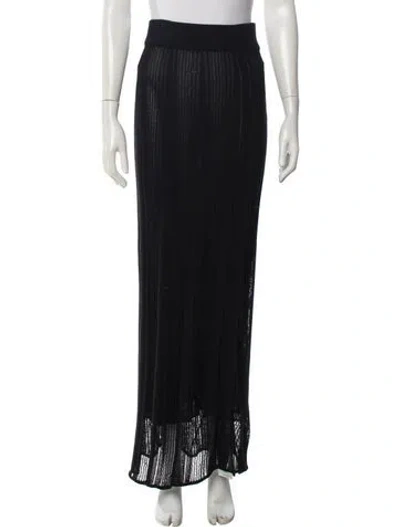 Pre-owned Camilla And Marc Long Skirt In Black