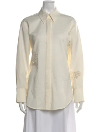 Pre-owned Camilla And Marc Long Sleeve Top In Neutral