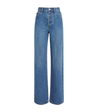 Camilla And Marc Manuela High-rise Straight Jeans In Blue