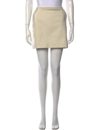 Pre-owned Camilla And Marc Mini Skirt In Neutrals